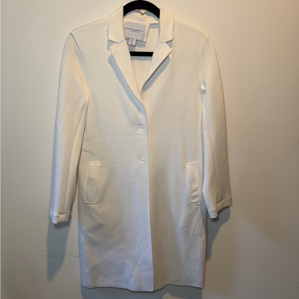 Carolina‎ Belle Montreal White Blazer Jacket